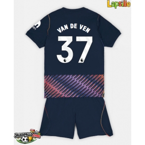 Tottenham Hotspur Micky van de Ven #37 Vieraspaita Lapsille 2026-27 Lyhythihainen (+ shortsit)